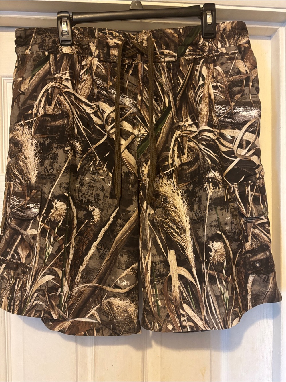 Men's Camouflage Cargo Shorts - Realtree MAX by Bay Rapids XL
